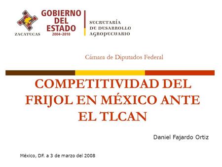 COMPETITIVIDAD DEL FRIJOL EN MÉXICO ANTE EL TLCAN