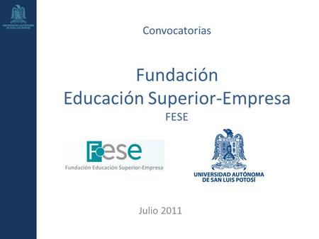 Convocatorias Fundación Educación Superior-Empresa FESE