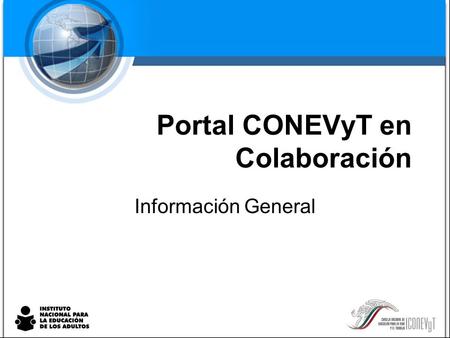 Portal CONEVyT en Colaboración