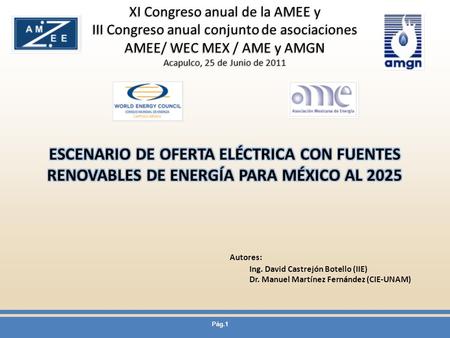 XI Congreso anual de la AMEE y