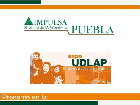 EL pasado 18 de Octubre se realizo la Expo UDLAP Otoño 2008, en las instalaciones de la Universidad de las Américas Puebla, con el lema: El Primer paso.