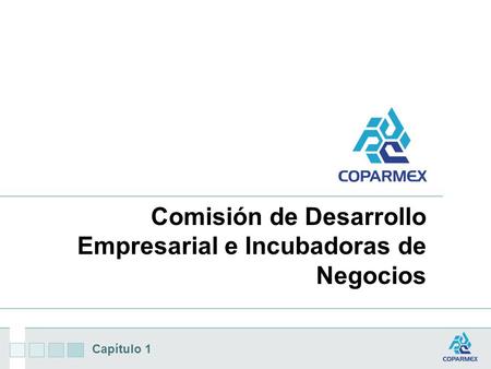 Capítulo 1 Comisión de Desarrollo Empresarial e Incubadoras de Negocios.