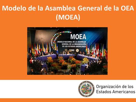 Modelo de la Asamblea General de la OEA (MOEA)