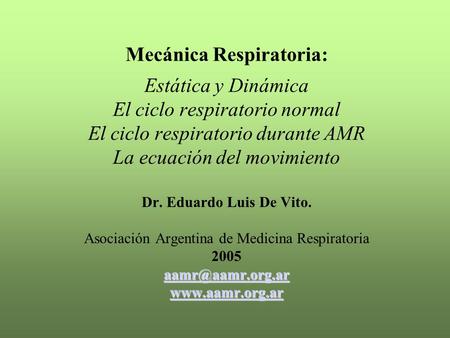 Asociación Argentina de Medicina Respiratoria
