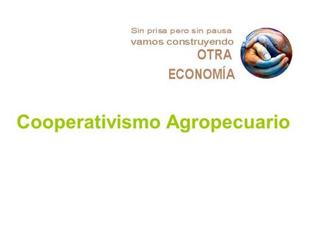 Cooperativismo Agropecuario