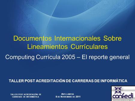 Documentos Internacionales Sobre Lineamientos Currículares