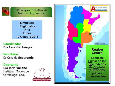 Región Centro 39º Congreso Argentino de Medicina Respiratoria
