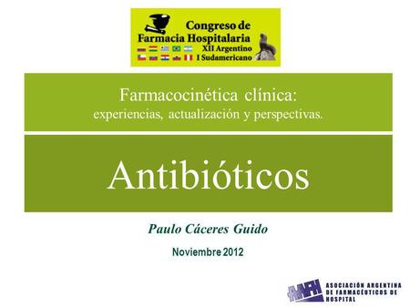 FARMACOCINETICA ANTIBIOTICOS farmacocinetica antibioticos: