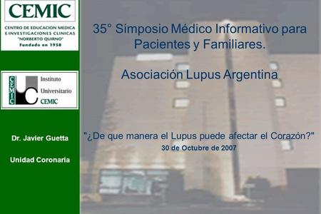 35° Simposio Médico Informativo para Pacientes y Familiares.