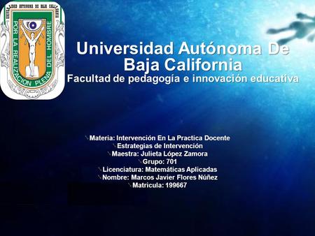 Universidad Autónoma De Baja California