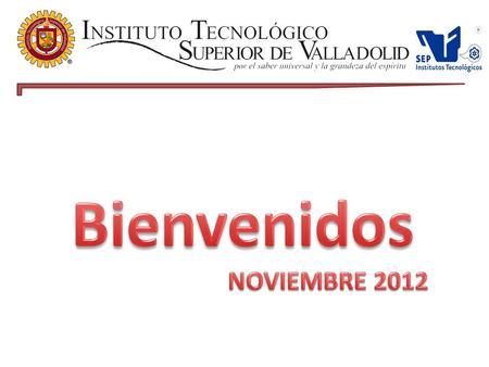 Bienvenidos NOVIEMBRE 2012.