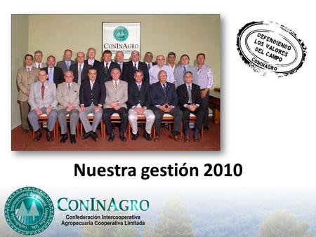 Nuestra gestión 2010. Cerramos el 2009 con la Comisión de Enlace de Entidades Agropecuarias - Acercamiento a la UIA y AEA - Gran acto en el Rosedal.