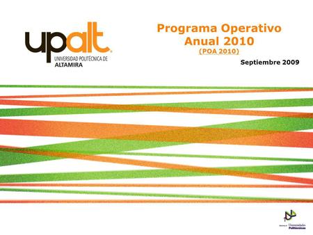 Programa Operativo Anual 2010