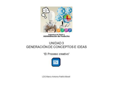 UNIDAD 3 GENERACIÓN DE CONCEPTOS E IDEAS