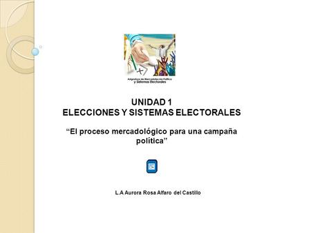 UNIDAD 1 ELECCIONES Y SISTEMAS ELECTORALES