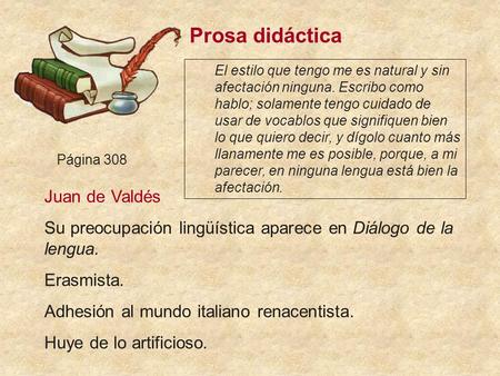 Prosa didáctica Juan de Valdés