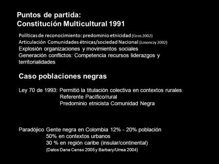 Constitución Multicultural 1991