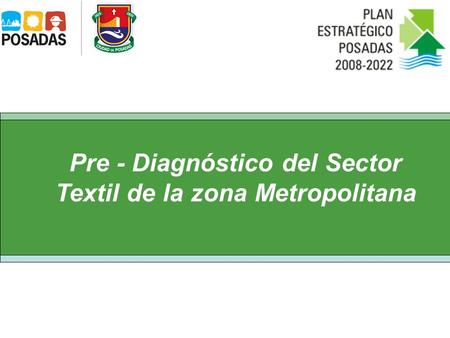 Pre - Diagnóstico del Sector Textil de la zona Metropolitana
