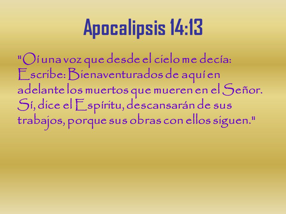Resultado de imagen para apocalipsis 14 13