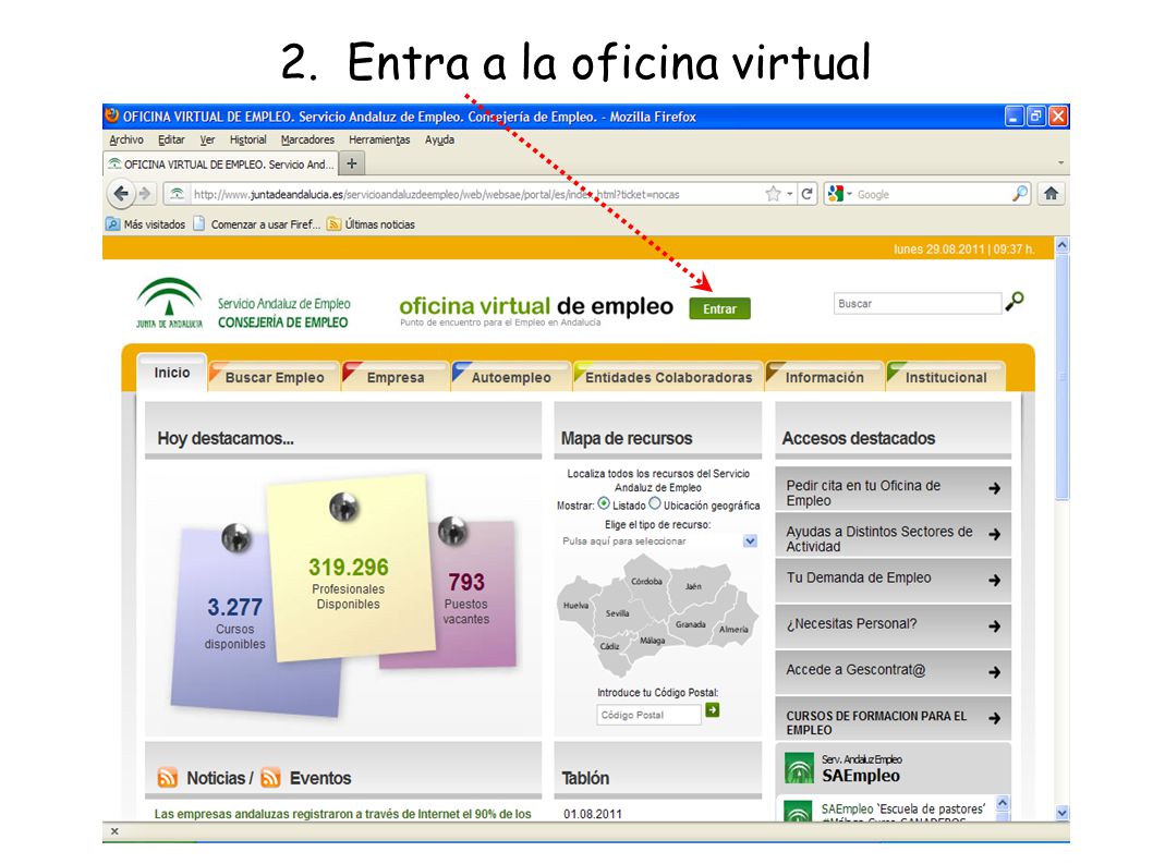 oficina virtual de empleo andaluz servicio andaluz de empleo ppt descargar oficina virtual de empleo andaluz servicio andaluz de empleo ppt descargar