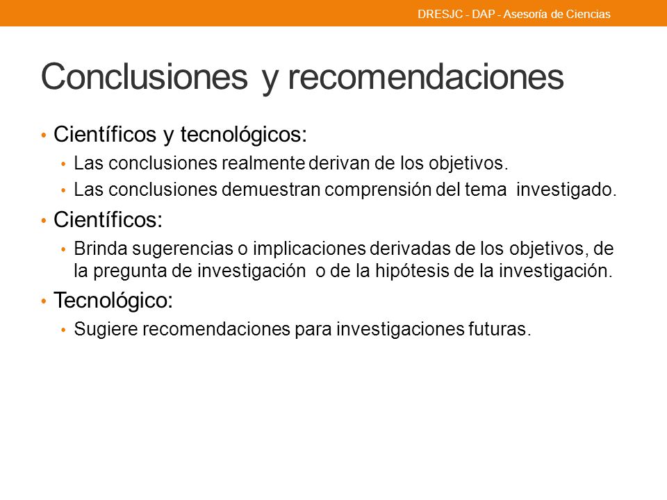 Informes de Proyectos Ferias de Ciencia y Tecnología - ppt Informes de Proyectos Ferias de Ciencia y Tecnología - ppt
