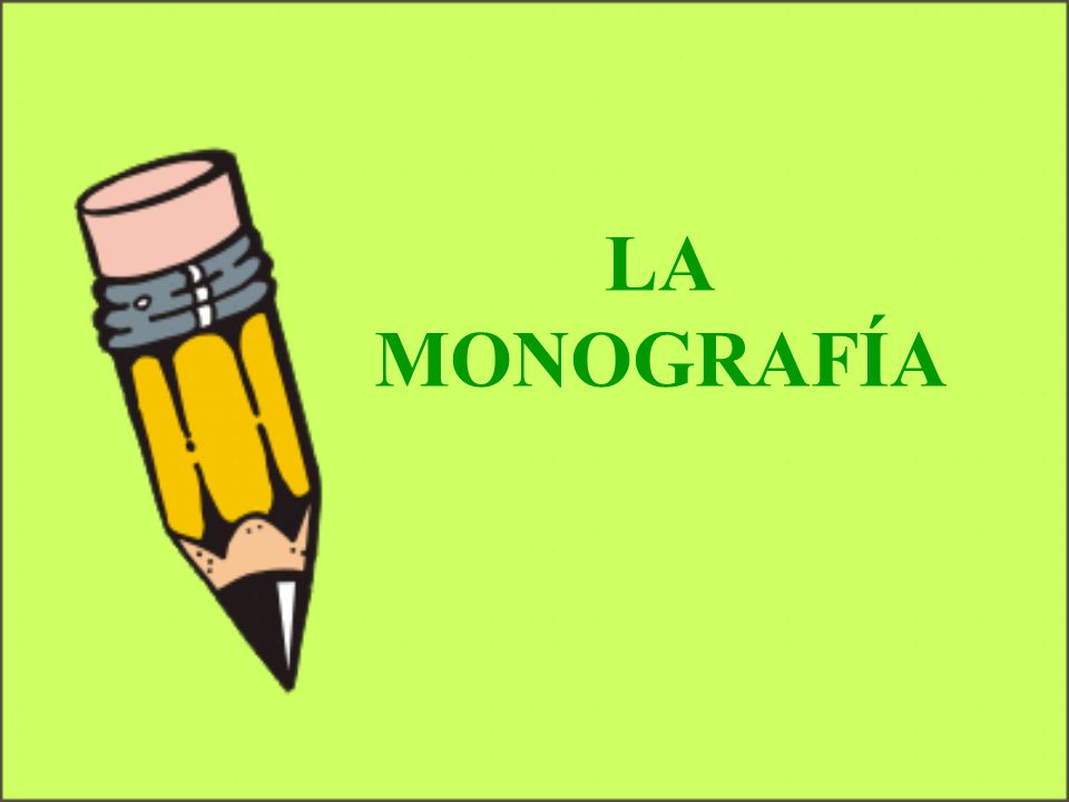 Significado monografia