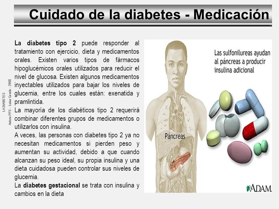 LA DIABETES Fuentes: Medline Plus – Servicio de LA DIABETES Fuentes: Medline Plus – Servicio de
