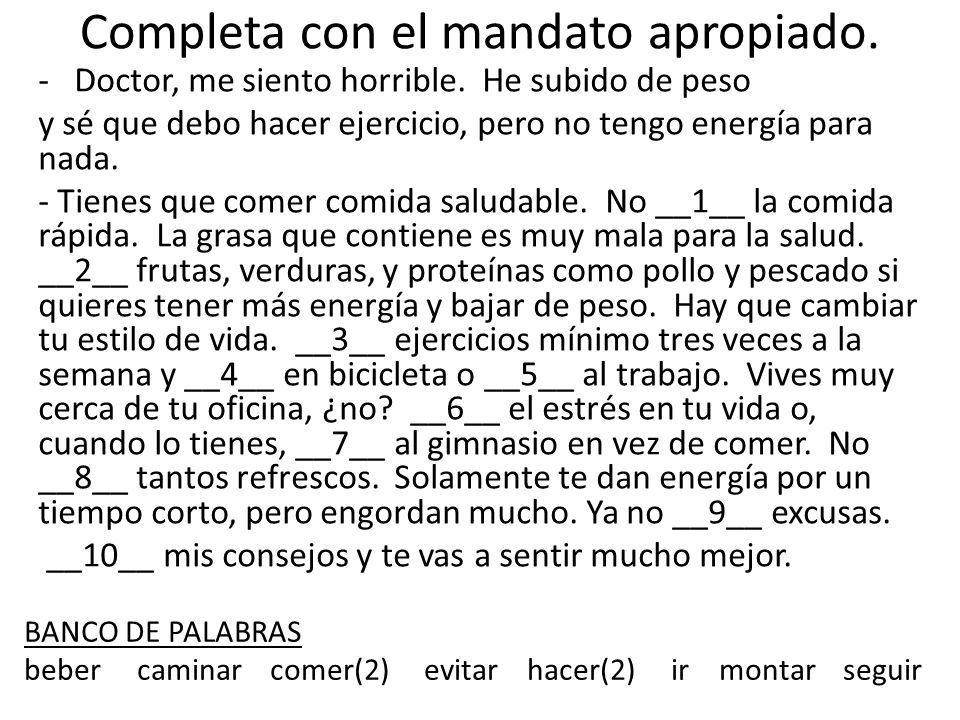 tú Ud. Uds. Mandatos Afirmativos Negativos Tomar toma tú Ud. Uds. Mandatos Afirmativos Negativos Tomar toma