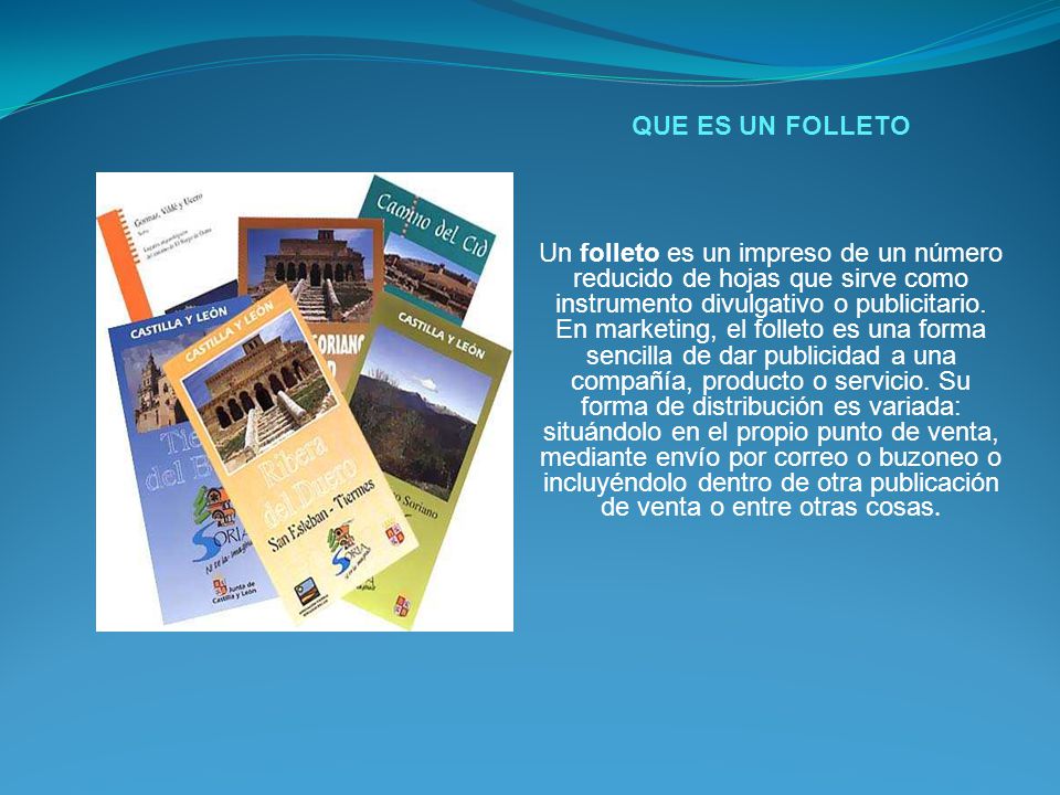 un folleto