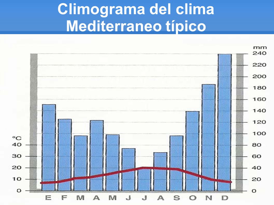 Resultado de imagen de clima mediterraneo