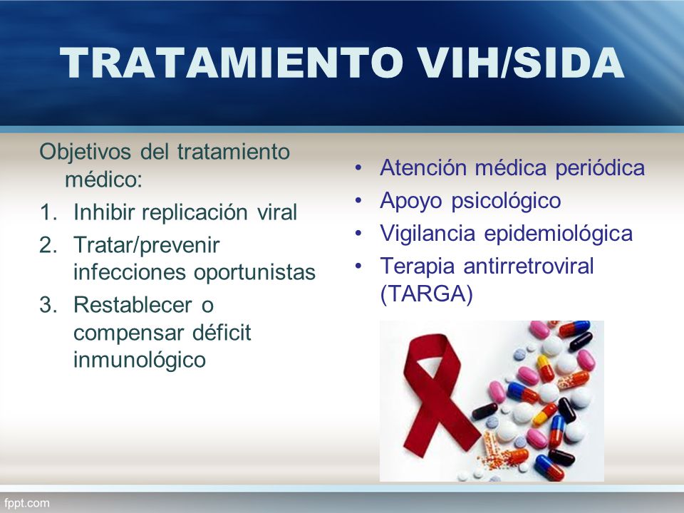 Resultado de imagen para sida tratamiento