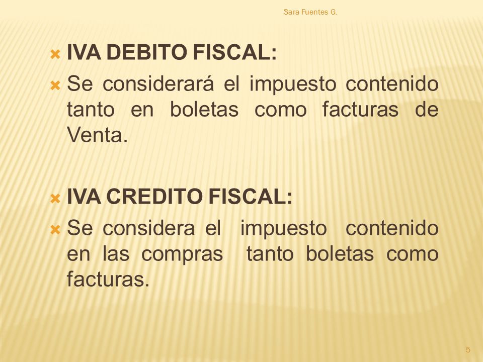 Credito Fiscal Es Una Cuenta De Activo