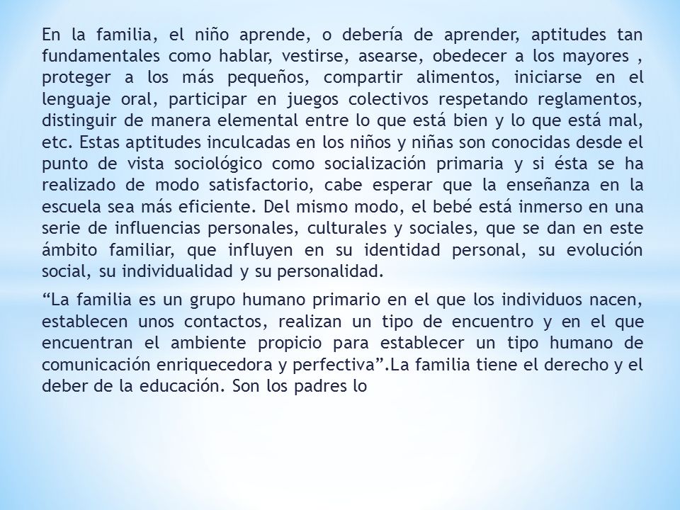 Punto De Vista Sociologico De La Familia
