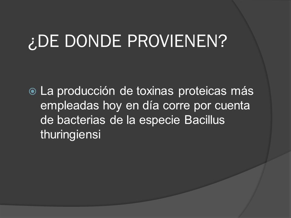 PROTEINAS BIOPESTICIDAS - ppt descargar PROTEINAS BIOPESTICIDAS - ppt descargar