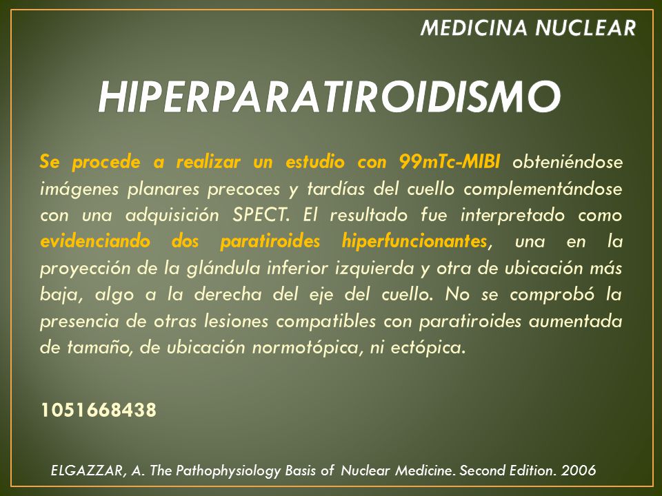 MEDICINA NUCLEAR HIPERPARATIROIDISMO - ppt video online MEDICINA NUCLEAR HIPERPARATIROIDISMO - ppt video online