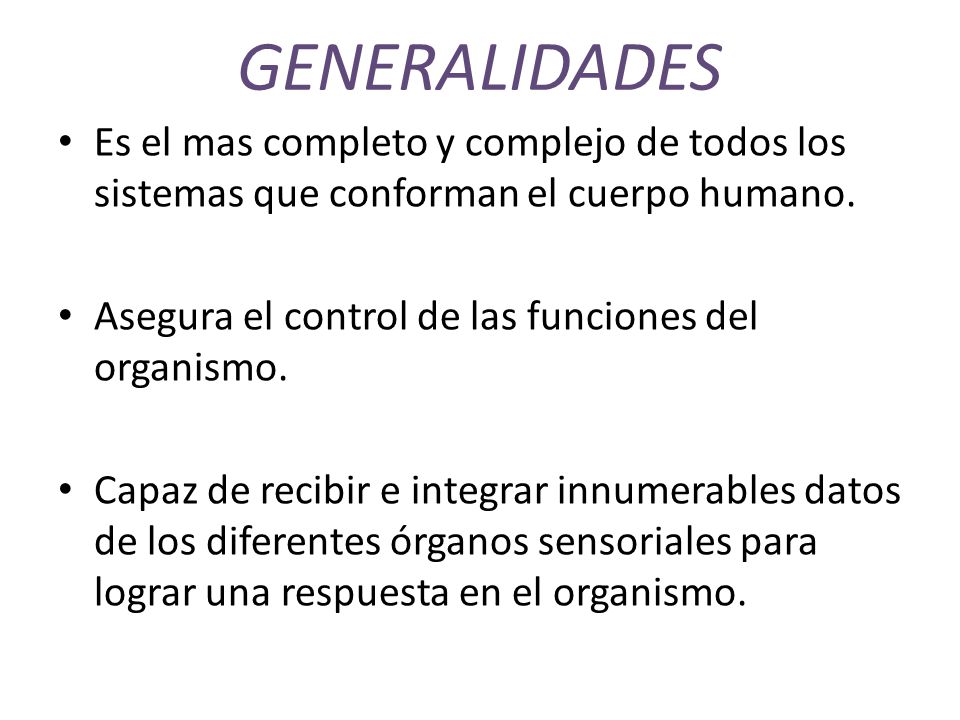 SISTEMA NERVIOSO. - ppt descargar SISTEMA NERVIOSO. - ppt descargar