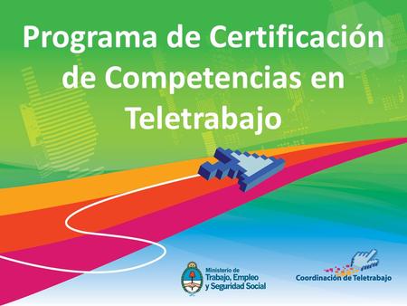 Programa de Certificación de Competencias en Teletrabajo.