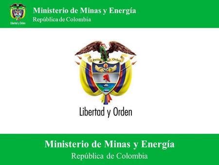 Ministerio de Minas y Energía