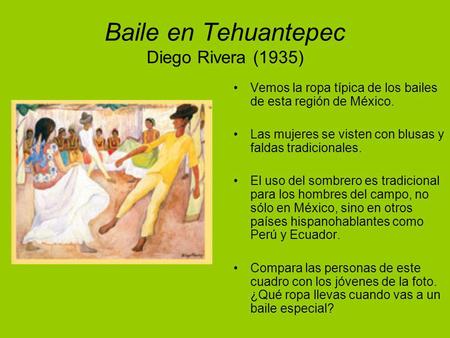 Baile en Tehuantepec Diego Rivera (1935)
