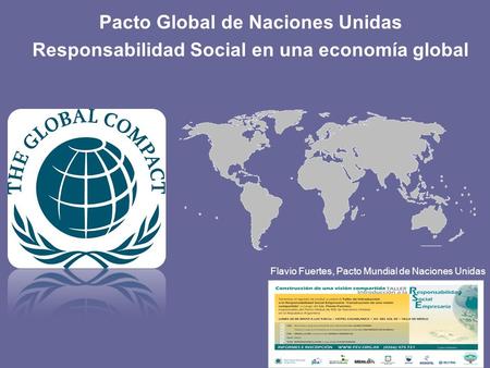 Flavio Fuertes, Pacto Mundial de Naciones Unidas