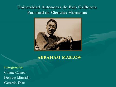 Universidad Autonoma de Baja California Facultad de Ciencias Humanas