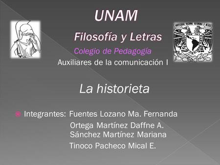 UNAM Filosofía y Letras