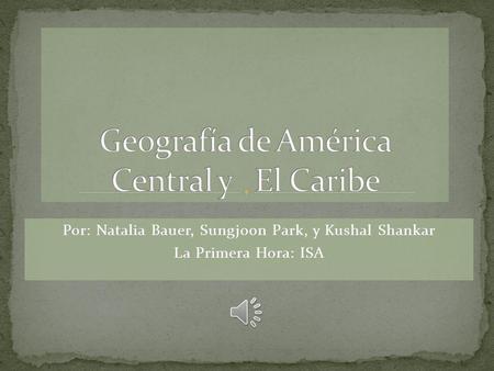 Geografía de América Central y El Caribe