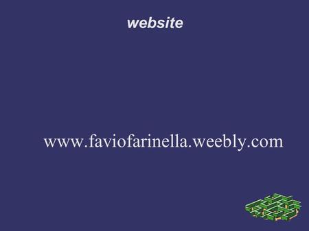 Website www.faviofarinella.weebly.com.