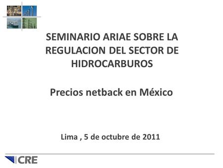 Precios netback en México
