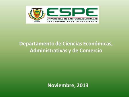 Departamento de Ciencias Económicas, Administrativas y de Comercio