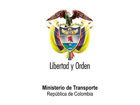 Ministerio de Transporte República de Colombia