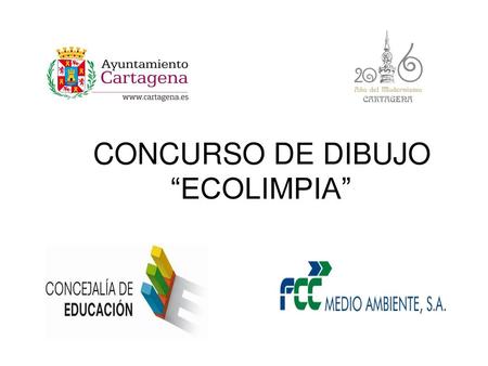 CONCURSO DE DIBUJO “ECOLIMPIA”.