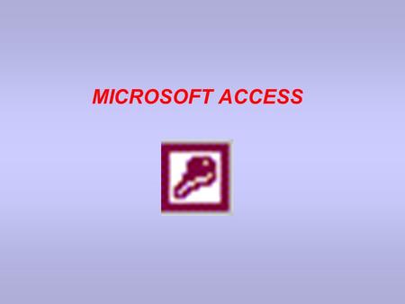 MICROSOFT ACCESS. Definición de una Base de Datos: un programa que permite gestionar y organizar una serie de datos. Por ejemplo, para la gestión de los.