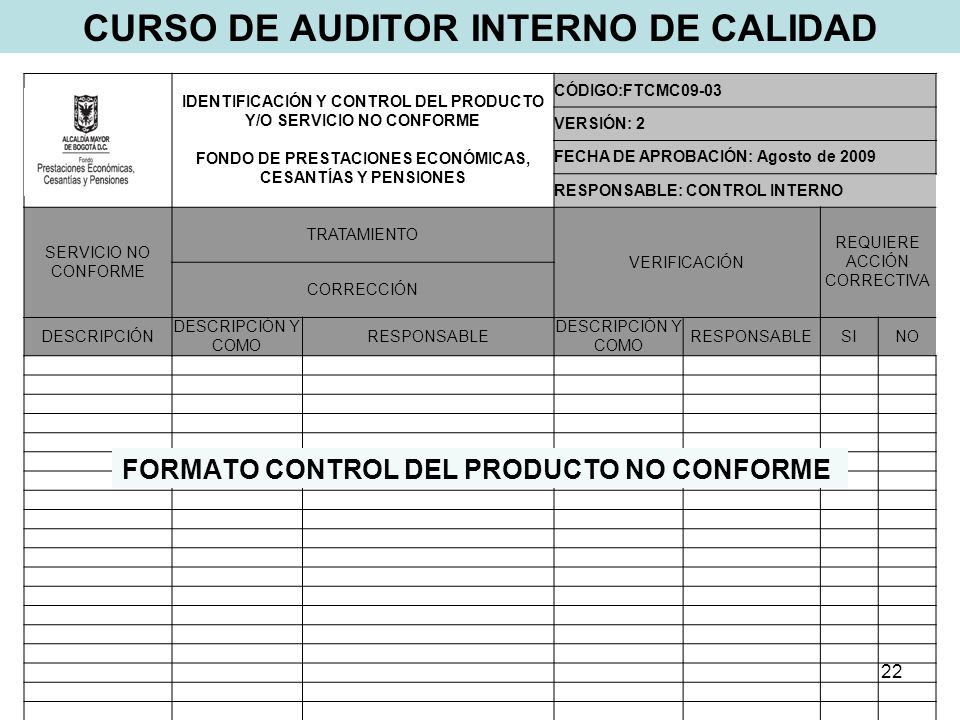 Curso de auditor